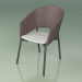 Modelo 3d Cadeira confortável 022 (metal fumado, marrom, resina de poliuretano cinza) - preview