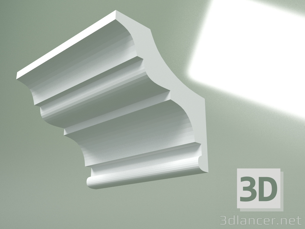 3d model Plaster cornice (ceiling plinth) KT317 - preview