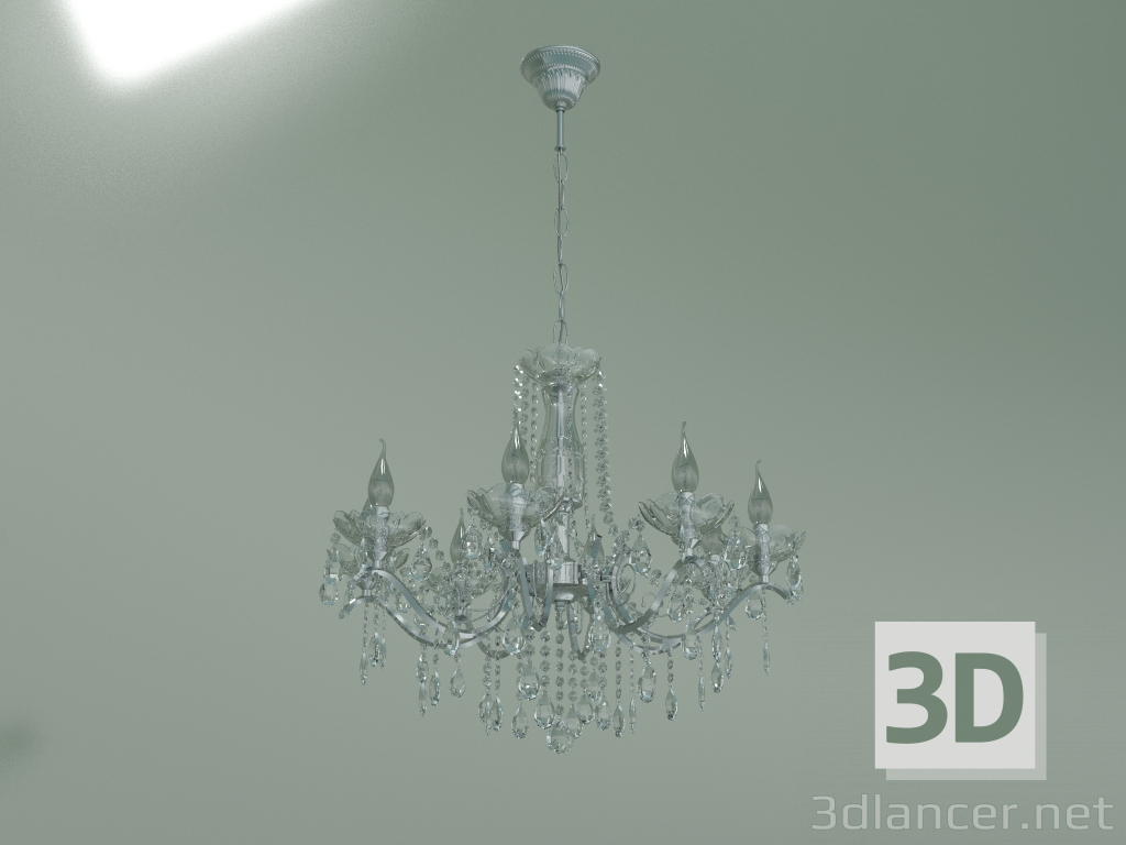 3d model Hanging chandelier 3188-8 (chrome-Strotskis) - preview