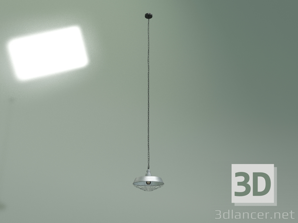 3d модель Подвесной светильник Plisto (серебрянный) – превью