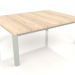 modèle 3D Table basse 70×94 (Gris ciment, Bois Iroko) - preview