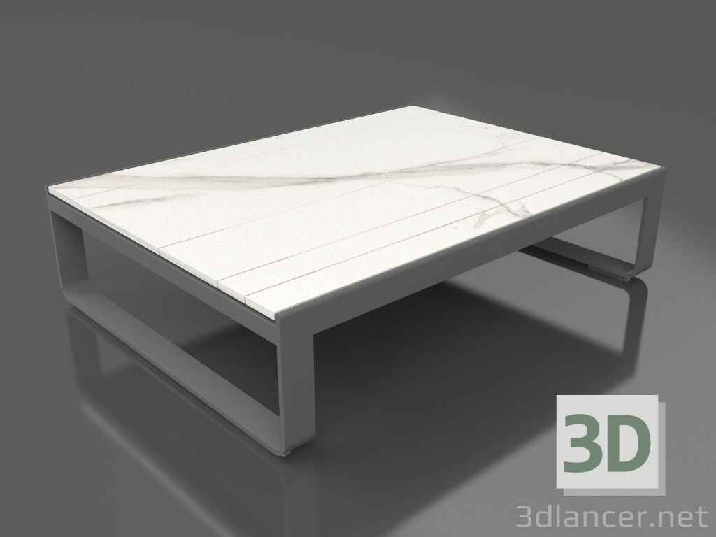 modèle 3D Table basse 120 (DEKTON Aura, Anthracite) - preview