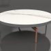 modello 3D Tavolino rotondo Ø120 (Antracite, DEKTON Aura) - anteprima