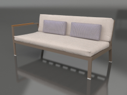 Modulo divano, sezione 1 sinistra (Bronzo)