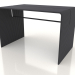 3d model Dining table (gray) - preview