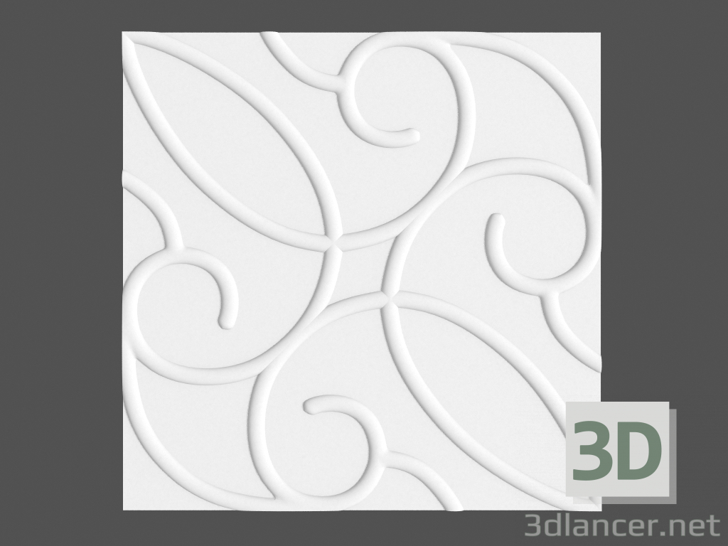 Modelo 3d Painel 3D Zafira - preview