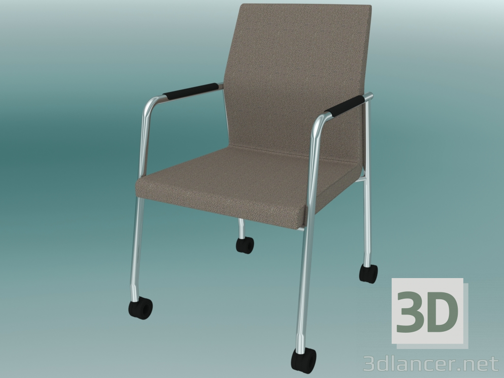 3D Modell Bürostuhl (21HC) - Vorschau