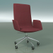 3d model Office chair 4902BR (5 wheels, with soft armrests) - preview
