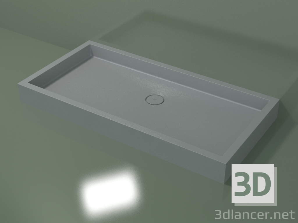 3D modeli Duş teknesi Alto (30UA0123, Gümüş Gri C35, 160x80 cm) - önizleme