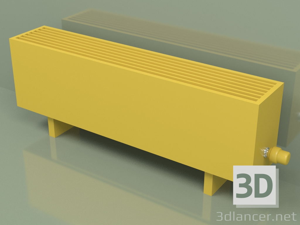 modello 3D Convettore - Aura Basic (280x1000x186, RAL 1012) - anteprima