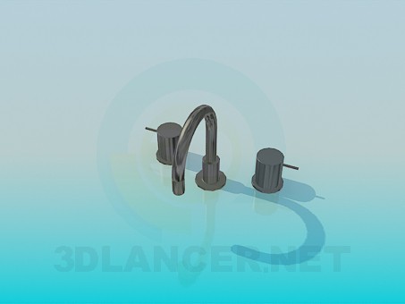 modelo 3D Moderna mezcladora - escuchar modelo 3D Moderna mezcladora - escuchar
