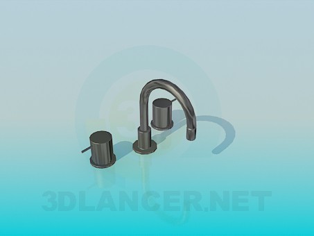 modelo 3D Moderna mezcladora - escuchar modelo 3D Moderna mezcladora - escuchar