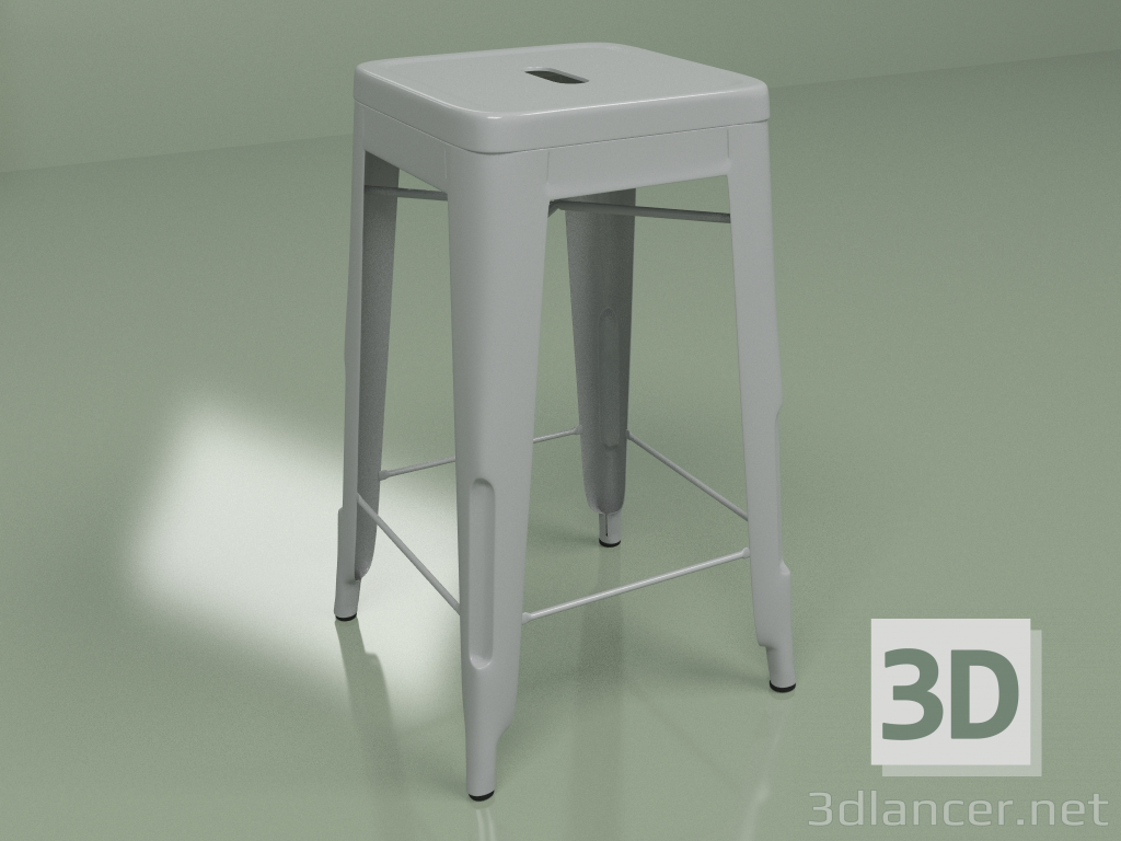 modello 3D Sedia semi-bar Marais Color 2 (grigio) - anteprima