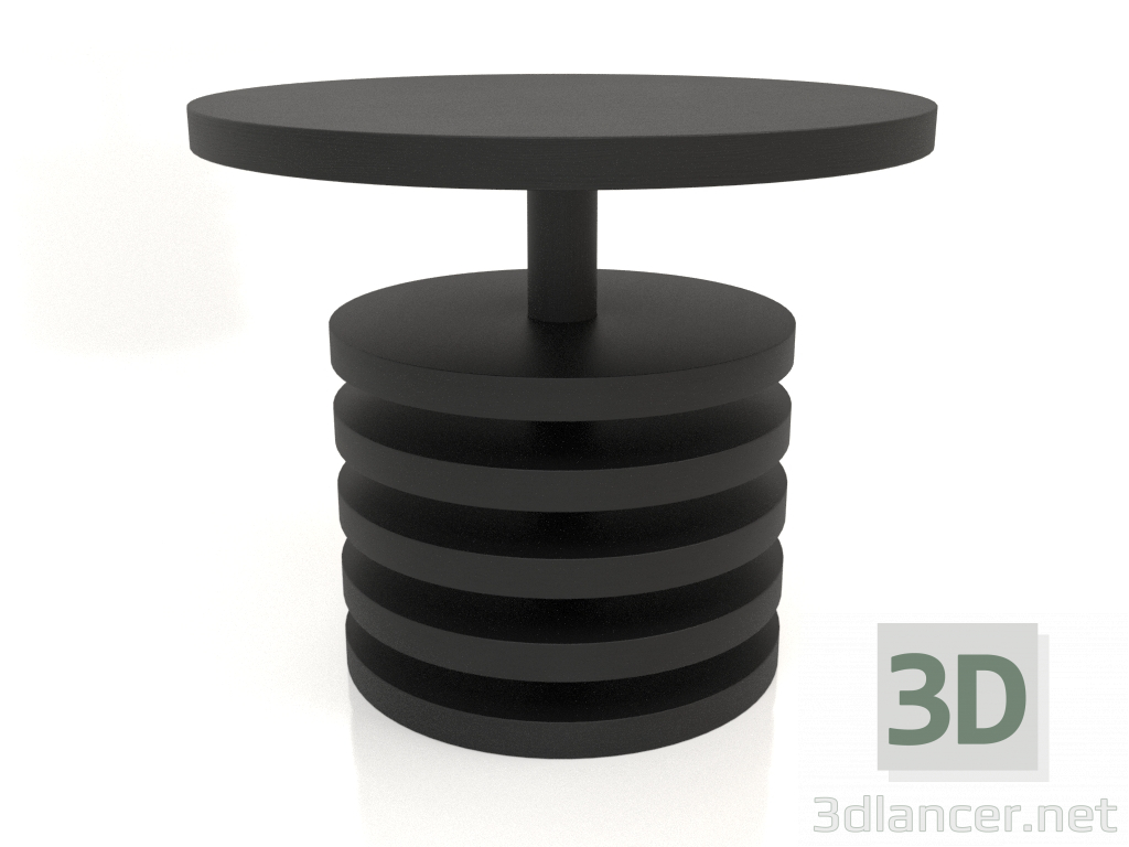 3d model Dining table DT 03 (D=900x750, wood black) - preview