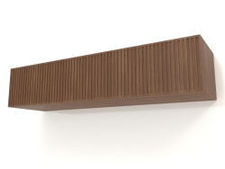 Mensola pensile ST 06 (1 anta grecata, 1200x315x250, legno marrone chiaro)