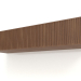 modèle 3D Étagère suspendue ST 06 (1 porte ondulée, 1200x315x250, bois brun clair) - preview