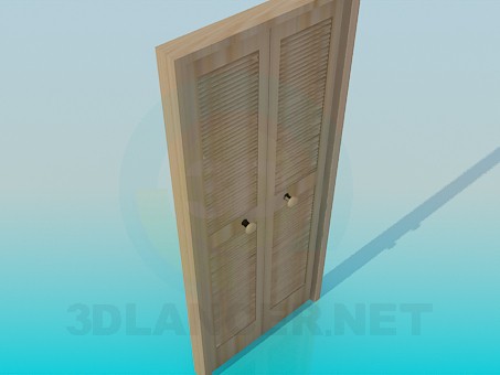 3d модель Подвійні двері – превью 3d модель Подвійні двері – превью