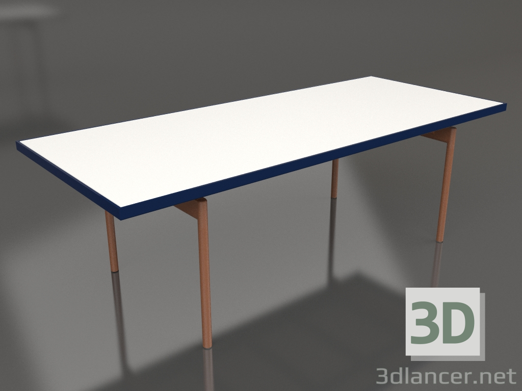 modèle 3D Table à manger (Bleu nuit, DEKTON Zenith) - preview