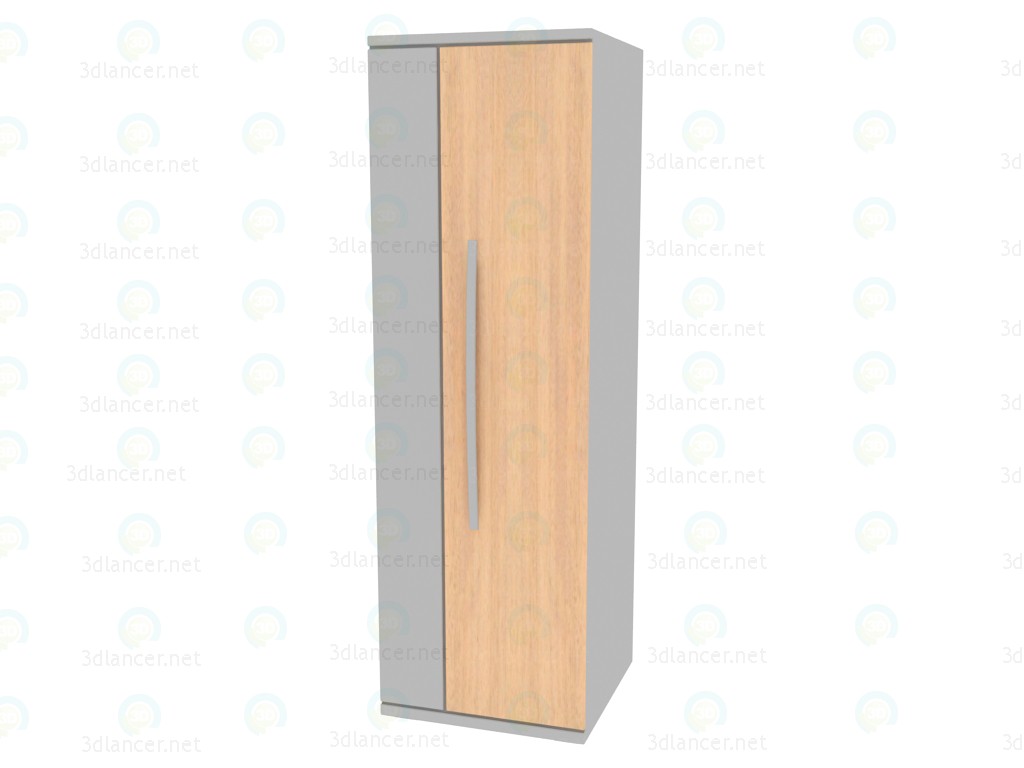 3D Modell Kleiderschrank 1 Tür NM113_20-25 - Vorschau