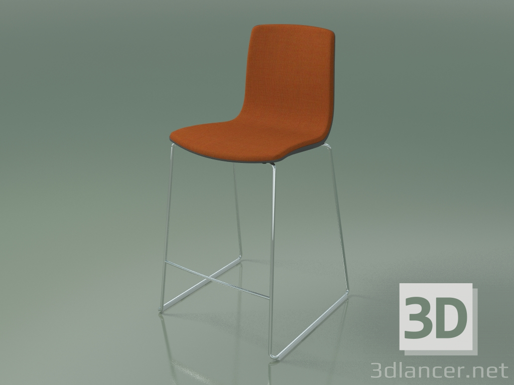 3d model Bar stool 3968 (polypropylene, with front trim) - preview