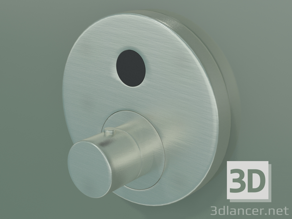 3D Modell Eingebauter Duschmischer mit Thermostat (36722820) - Vorschau