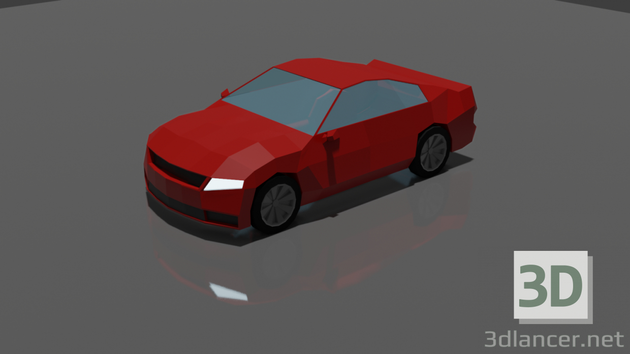 Modelo 3d Carro Departivo - preview