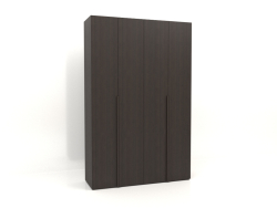 Wardrobe MW 02 wood (1800x600x2800, wood brown dark)