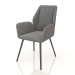 3d model Chair Matilda (gray-anthracite) - preview