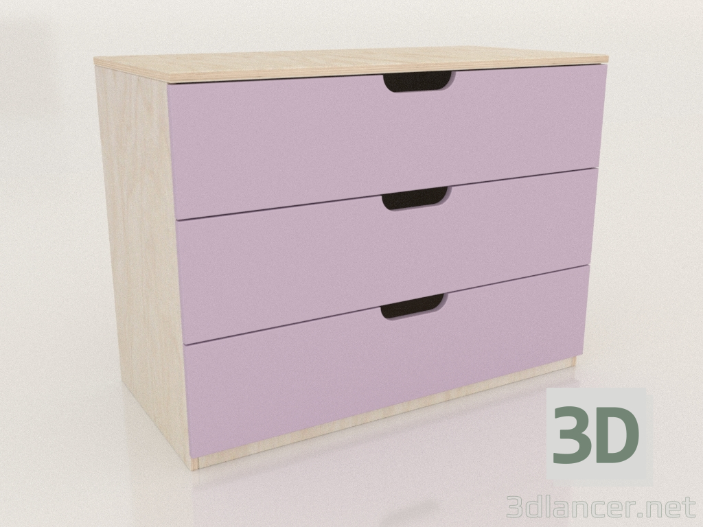 3d model MODE M (DRDMAA) chest of drawers - preview