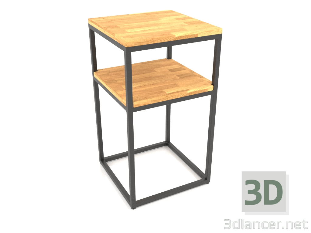 3D modeli Kare dolap (AHŞAP ZEMİN, 40x40x70) - önizleme