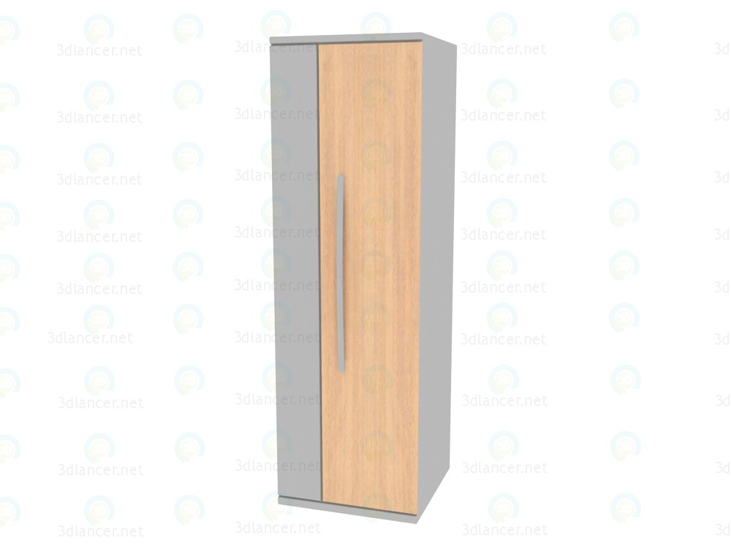 3d model Wardrobe 1 door NM114_20-25 - preview