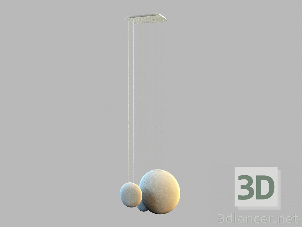 3D modeli Süspansiyon lamba 2511 - önizleme