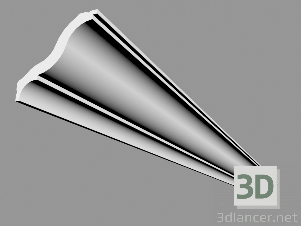3D Modell Gesims CB503 (200 x 8,2 x 9,2 cm) - Vorschau