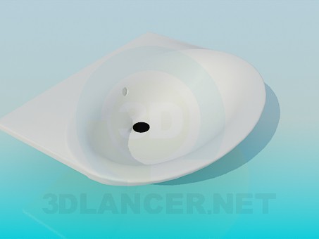 modelo 3D Lavabo normal - escuchar modelo 3D Lavabo normal - escuchar