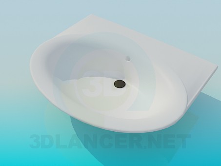 modelo 3D Lavabo normal - escuchar modelo 3D Lavabo normal - escuchar