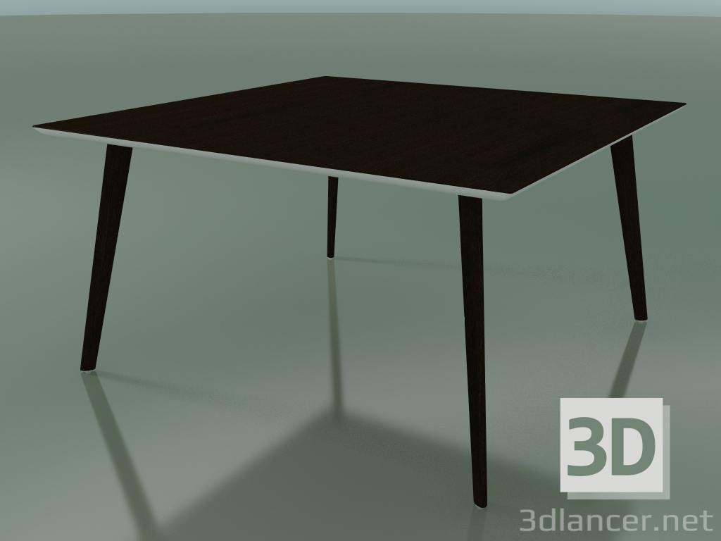 3d model Square table 3503 (H 74 - 140x140 cm, M02, Wenge, option 1) - preview
