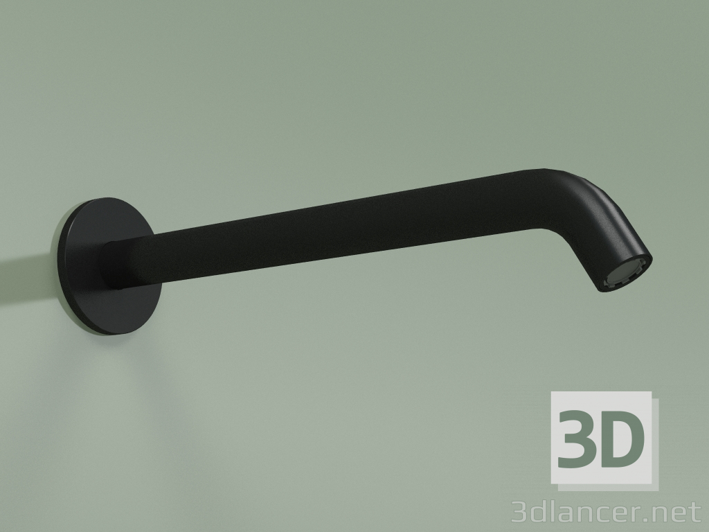 3D Modell Wandauslauf L 300 mm (BC027, NO) - Vorschau