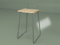 Bar stool (dark gray)