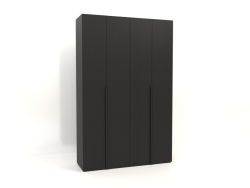 Wardrobe MW 02 wood (1800x600x2800, wood black)