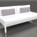 3d model Sofa module, section 4 (White) - preview