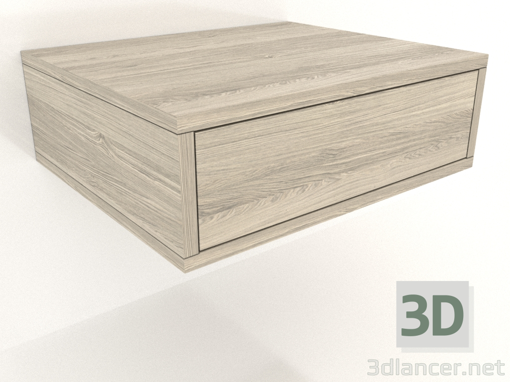 3d model LIGHT hanging console 450 mm (lightened oak) - preview