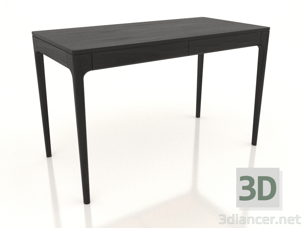3D modeli Çalışma masası FARGO 1200x600x750 mm (siyah meşe) - önizleme