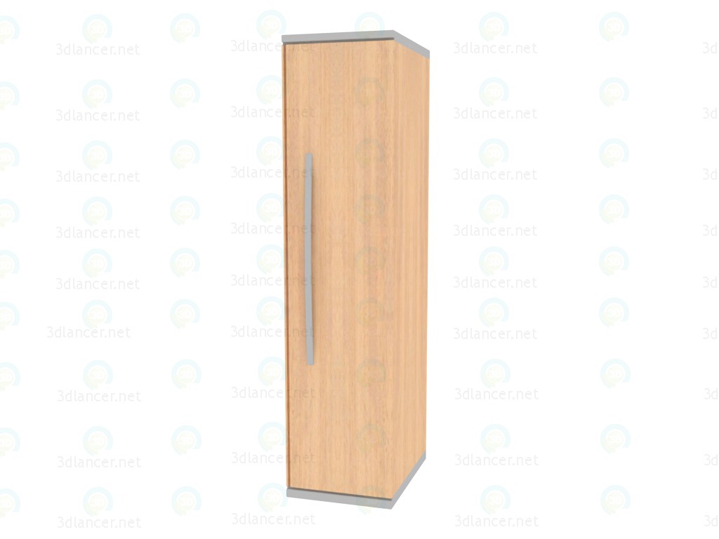 3D Modell Kleiderschrank 1 Tür NM115_20-25 - Vorschau