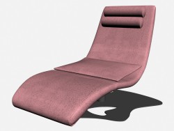 लाउंज कुर्सी दिवा (हाथ आराम के बिना)