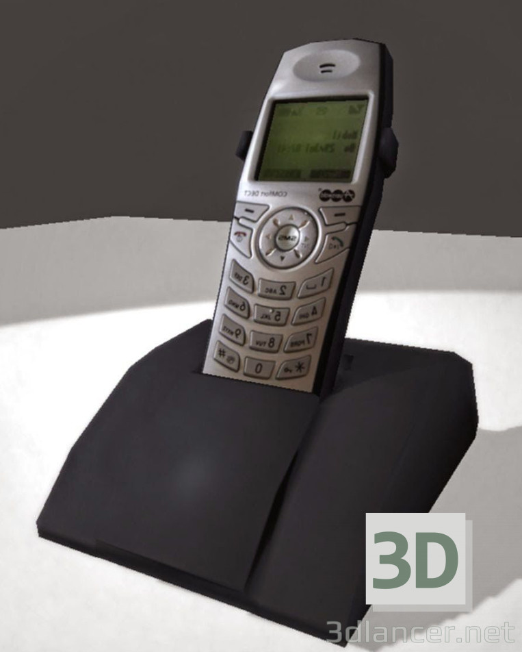 Modelo 3d Telefone sem fio - preview