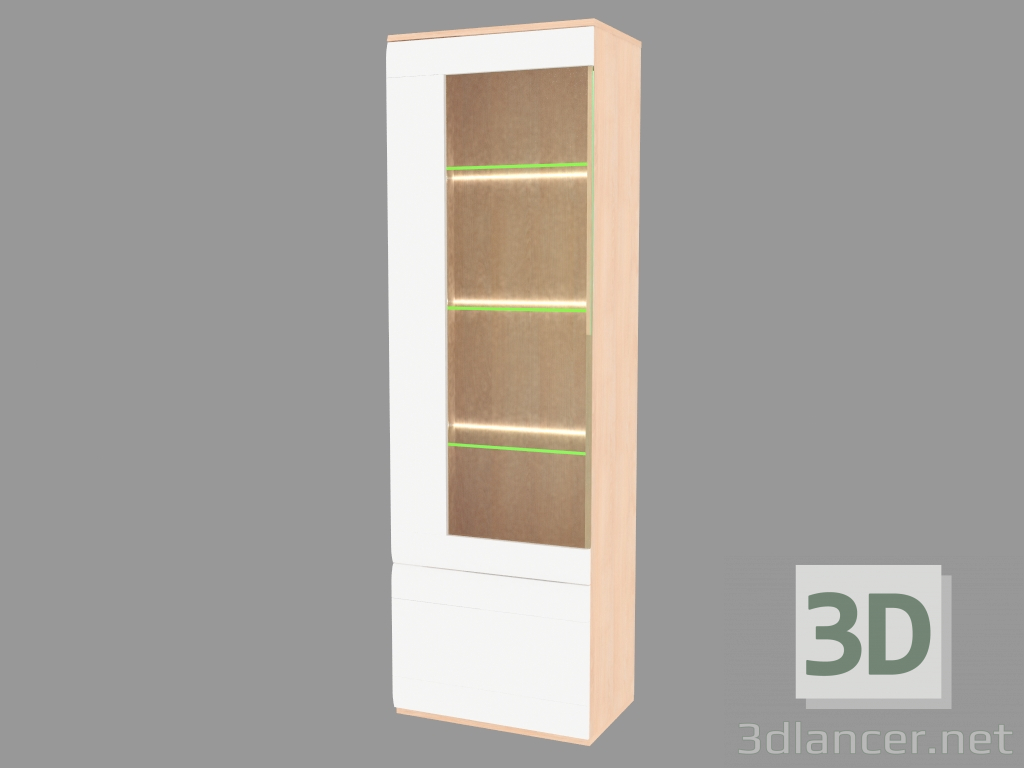 modèle 3D L'élément de la paroi du meuble du côté (6110-65) - preview