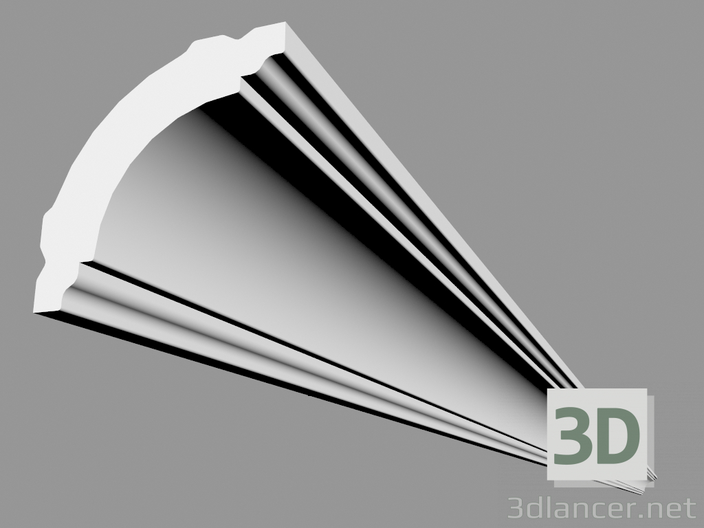 3D modeli Korniş CB510 (200 x 4 x 4 cm) - önizleme