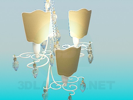 3d model Beautiful Wall lamp - preview 3d model Beautiful Wall lamp - preview