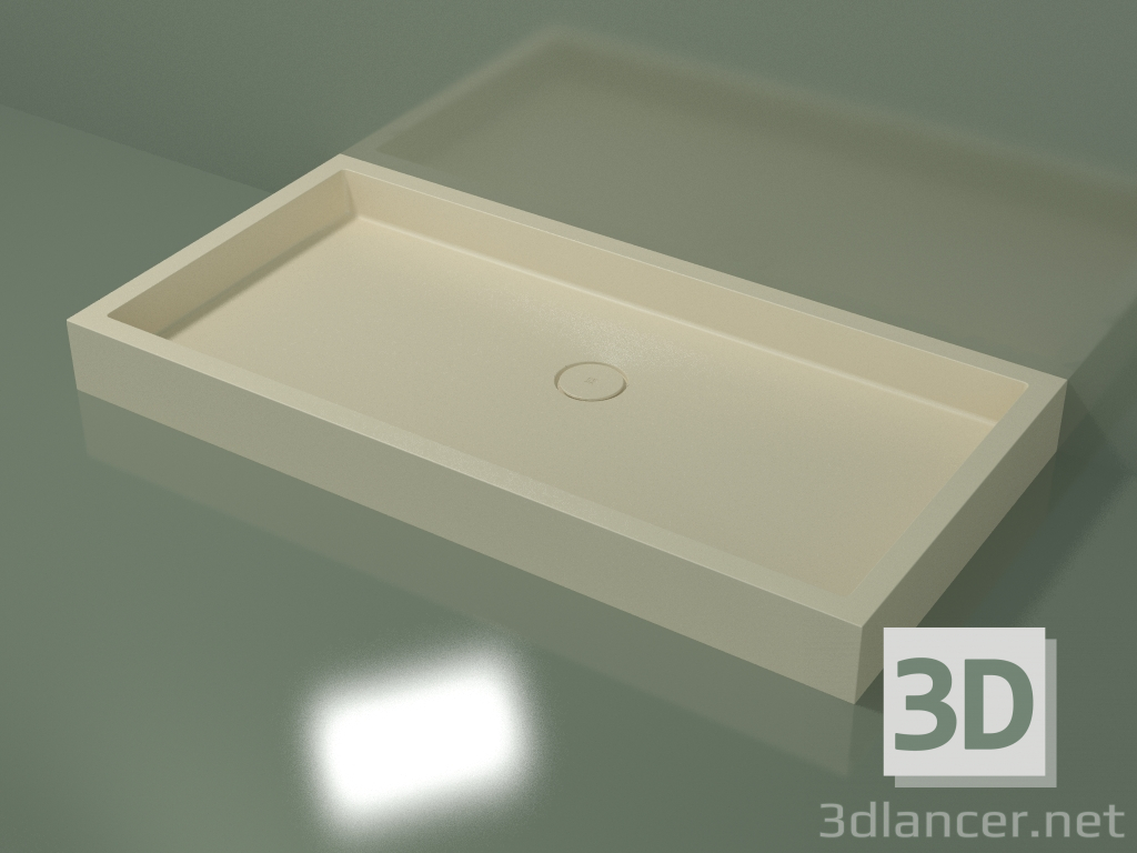 3D modeli Duş teknesi Alto (30UA0123, Bone C39, 160x80 cm) - önizleme