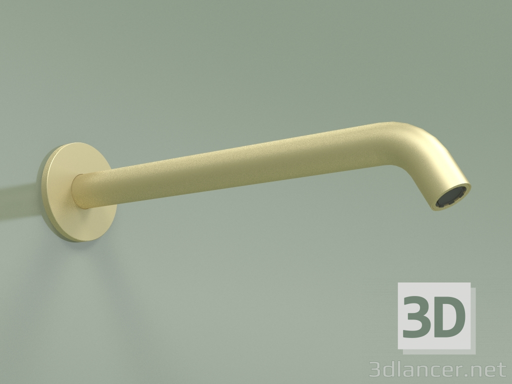 3D Modell Wandauslauf L 300 mm (BC027, OC) - Vorschau
